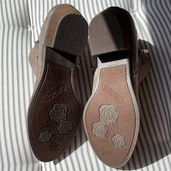 Taupe Ankle Booties size 9 - Picture 4 of 4